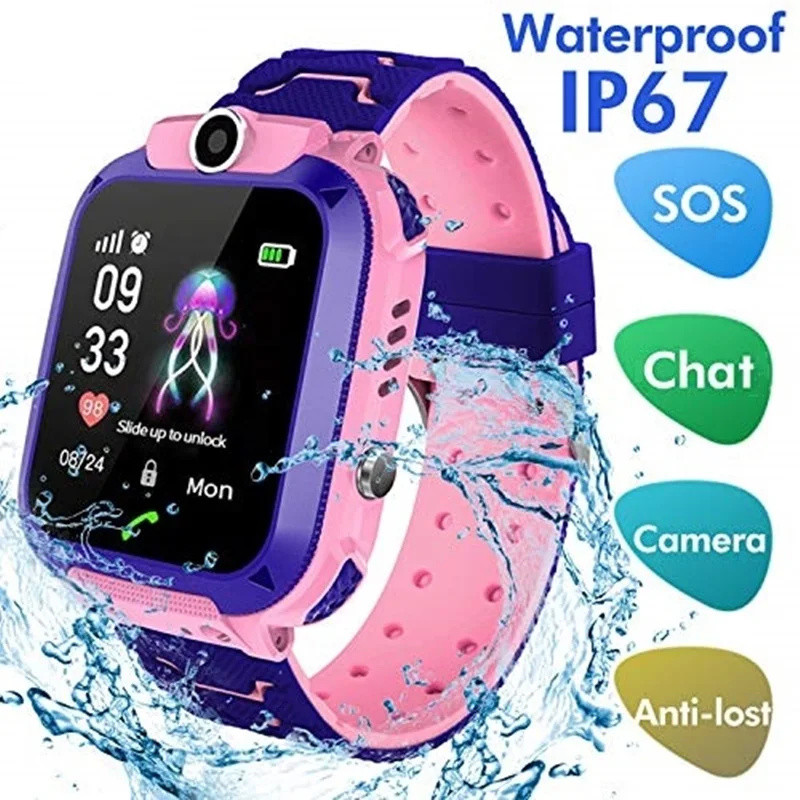 Smartwatch Watches For Kid Boy Waterproof - 2G Kids ساعة ذكية SOS Call