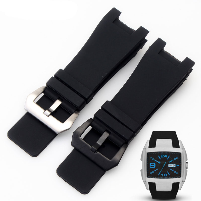 Diesel Watches Smartwatch - أحزمة ساعة مطاطية من السيليكون للرجال