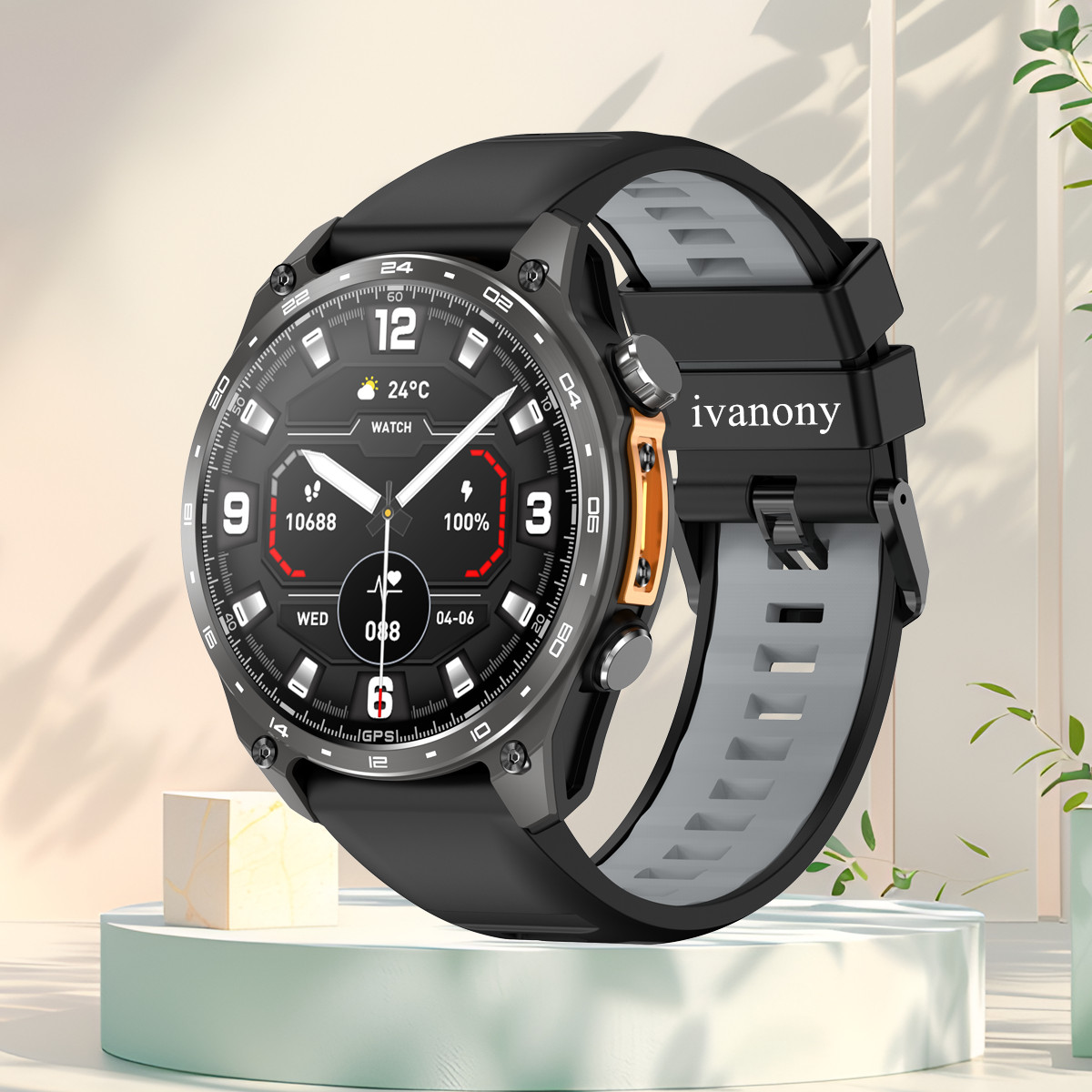 Smartwatch Watch Whatsapp - 3ATM مقاوم للماء الرياضة Smartwatch دعم