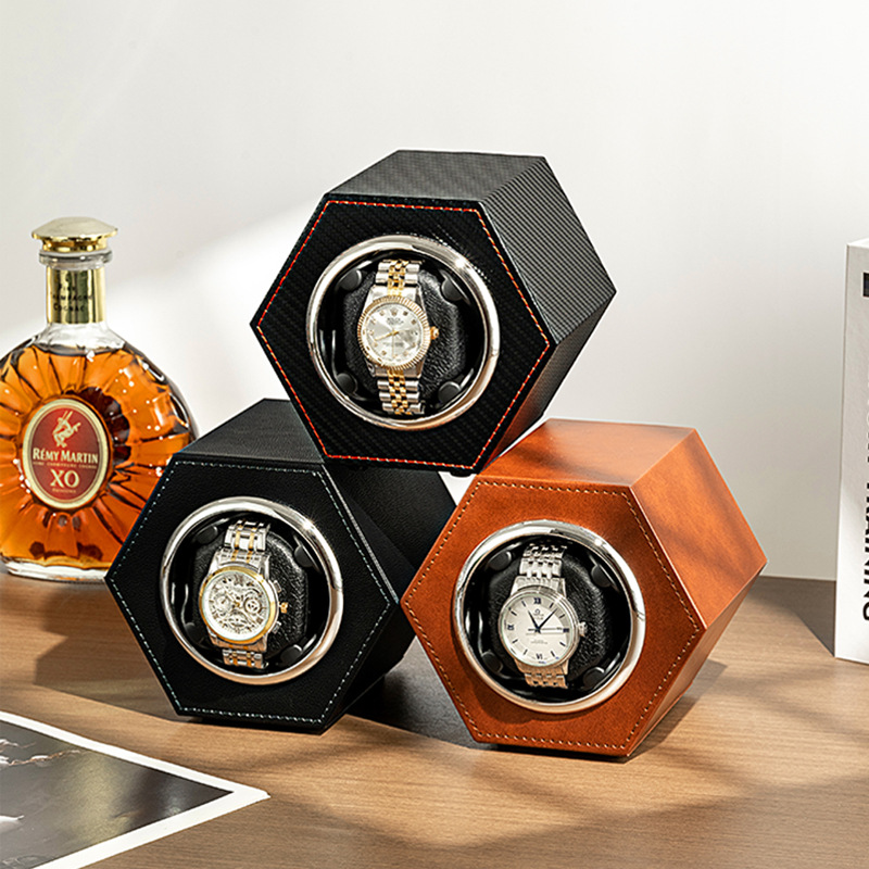 Watch Winder Single - ساعة صغيرة دوارة أحادية اللفاف ،