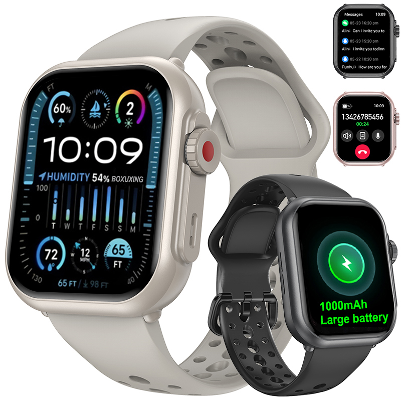Smartwatch Square Watches For Men - ساعة Ultra K62 للرجال والنساء 1000