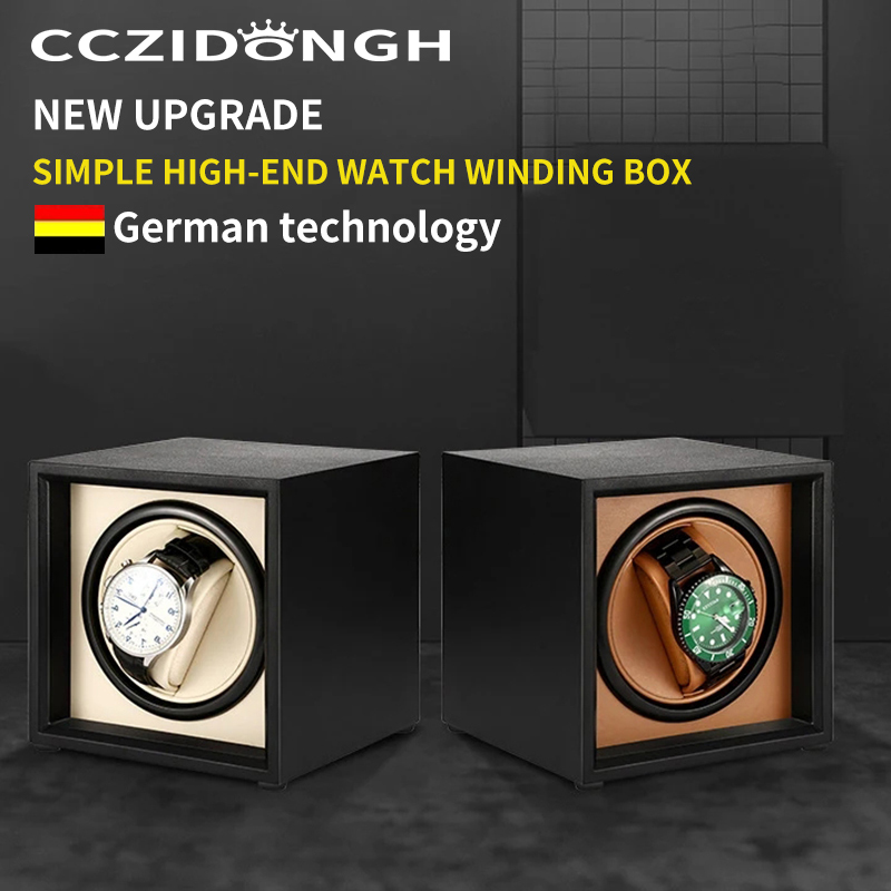 Watch Winder Single - صنع في ألمانيا، ماكينة لف ساعات