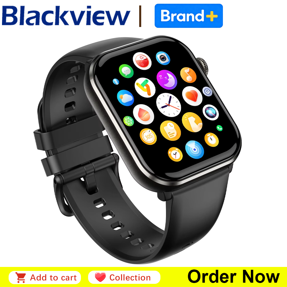 Smartwatch Square Watches For Men - ساعة ذكية Blackview R60 مع ميزة