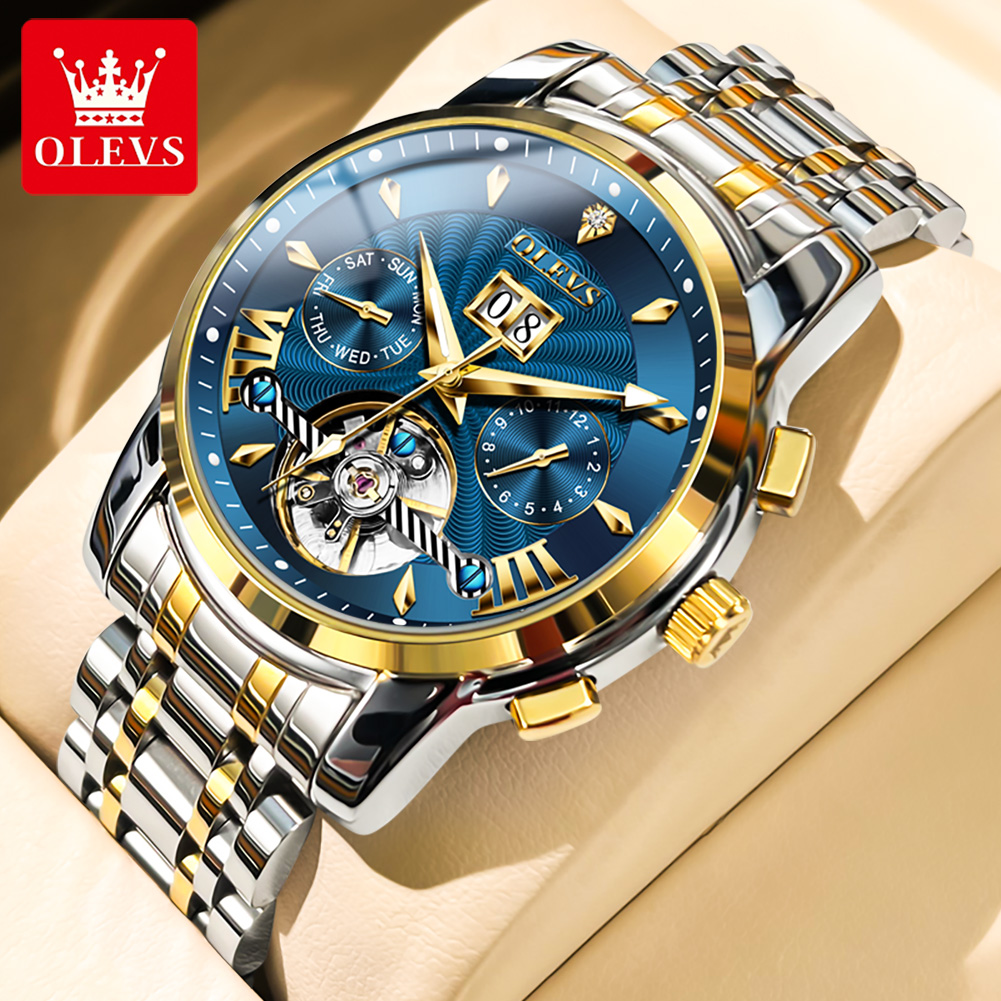 Anti-Magnetic Watch - ساعات رجالية OLEVS فاخرة عصرية بحزام