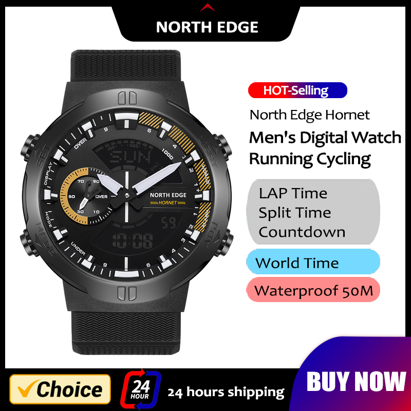 Smartwatch Professional Watches For Men - NORTH EDGE ساعة ذكية للرجال التوقيت
