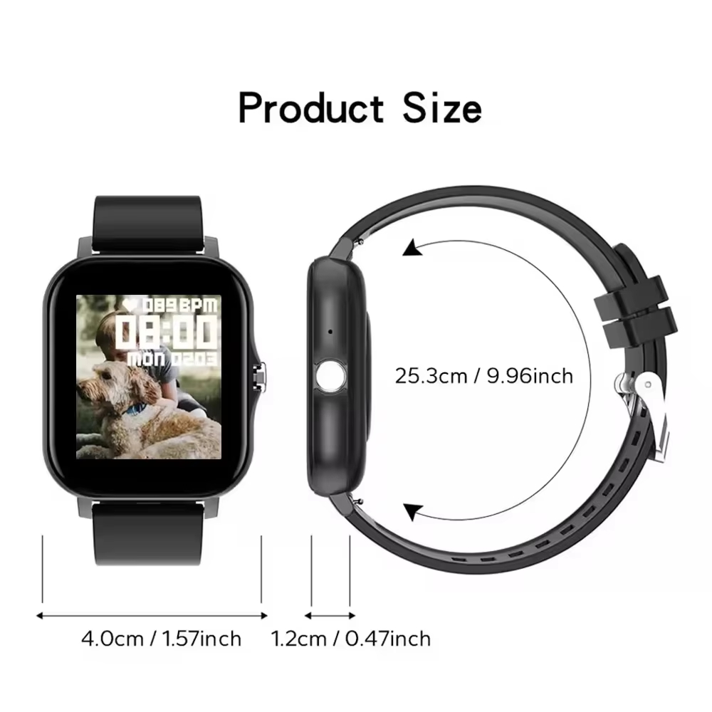لينوفو 2026 ساعة ذكية جديدة بش - مراجعة Smartwatch Square Watches For Men وسعره