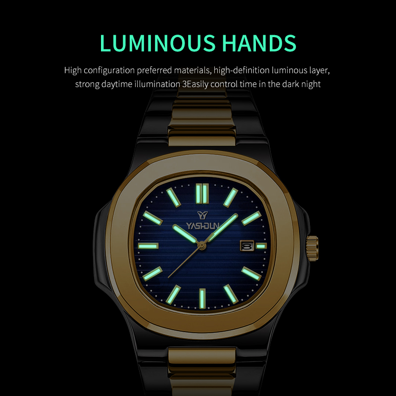 ساعة رجالية فاخرة من فاشون سكو - مراجعة Smartwatch Square Watches For Men وسعره