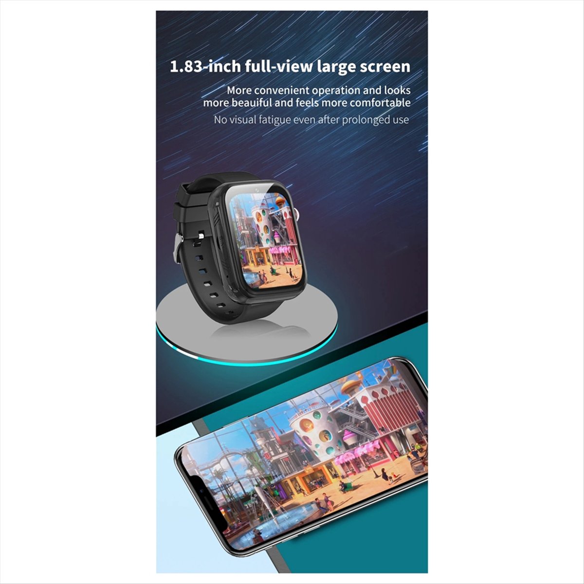 جديد WhatsApp Smart 4G Video V - مراجعة Smartwatch Watch Whatsapp وسعره