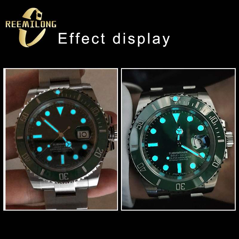 خرز مضيء أزرق أخضر مقاس 2.4x0. - مراجعة Rolex Watch Submariner وسعره