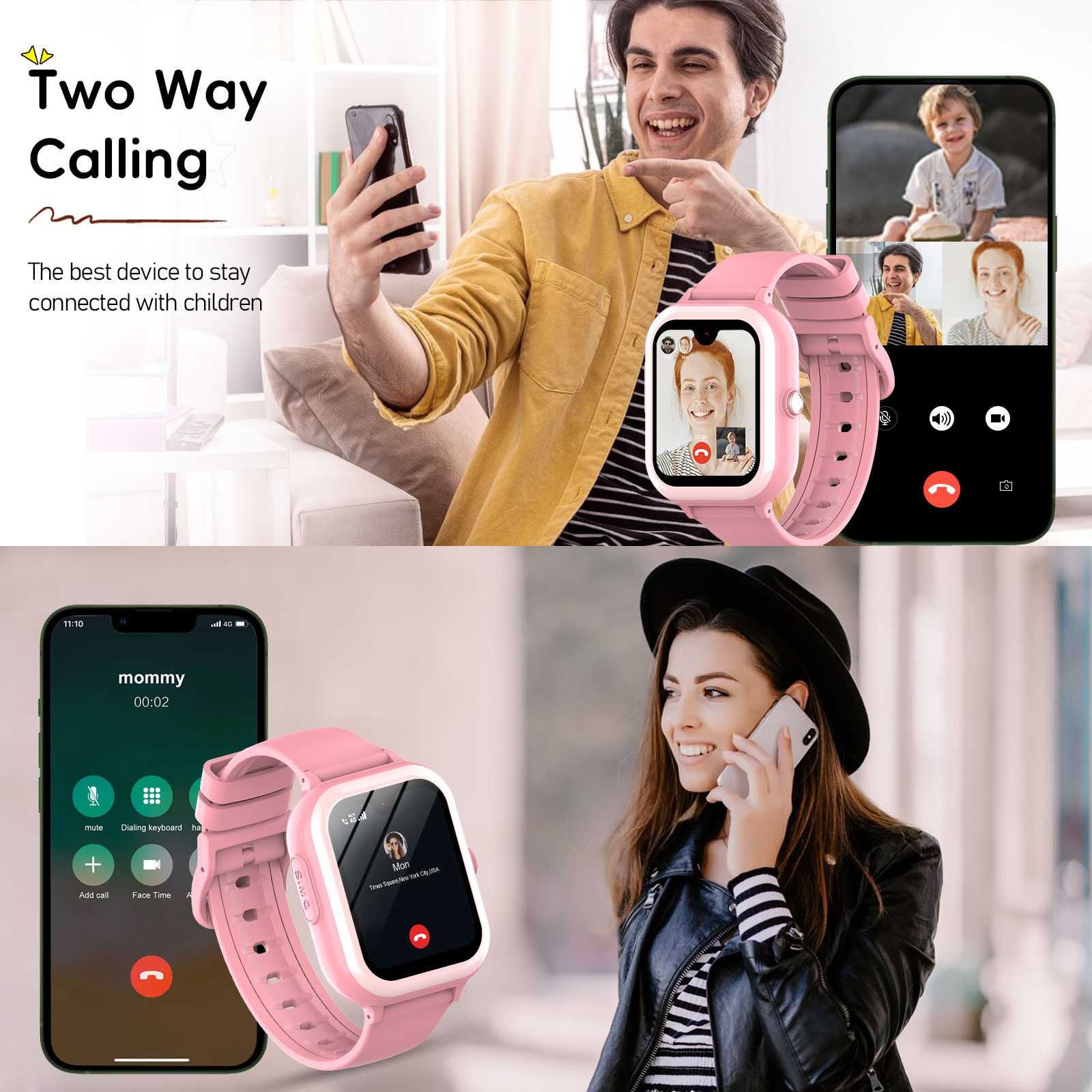 ساعة ونليكس KT31 الذكية للأطفا - مراجعة Smartwatch Watch Whatsapp وسعره