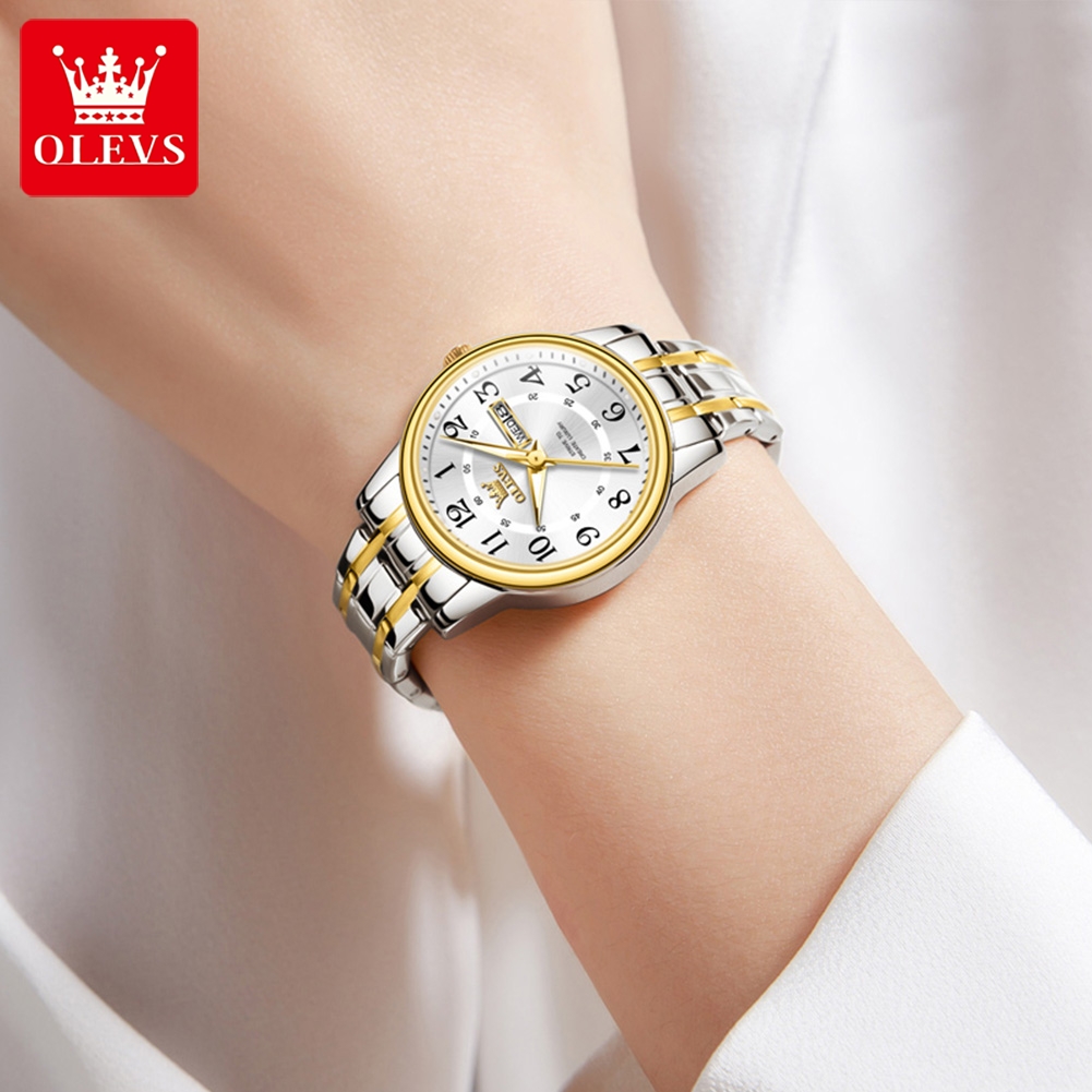 OLEVS 2891 العلامة التجارية ال - مراجعة Anti-Magnetic Watch وسعره