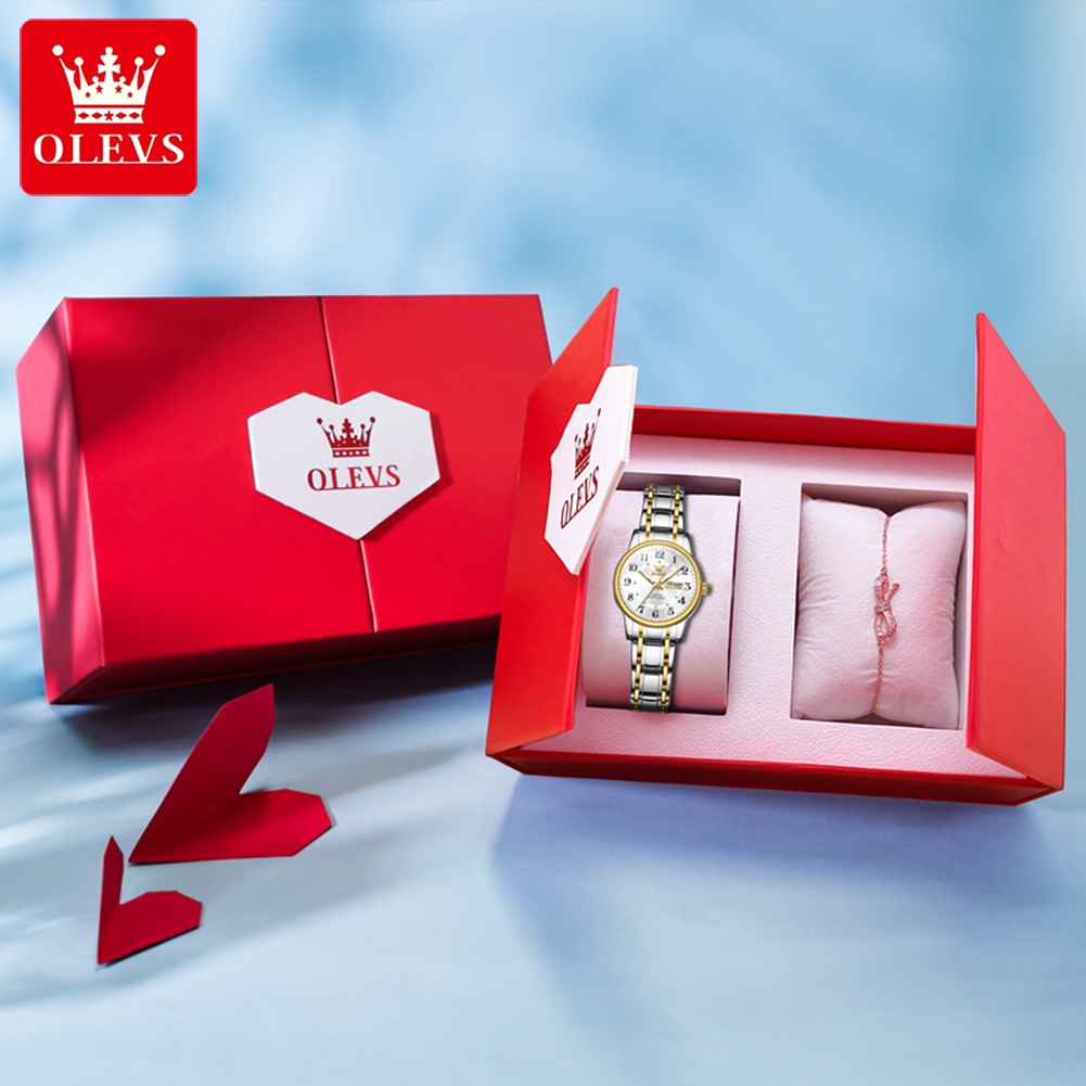 OLEVS 2891 العلامة التجارية ال - مراجعة Anti-Magnetic Watch وسعره