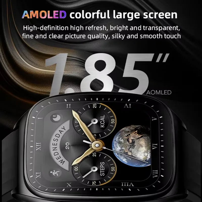 ساعة ذكية رجالية أنيقة 2025 بش - مراجعة Watch Smart Smartwatch وسعره