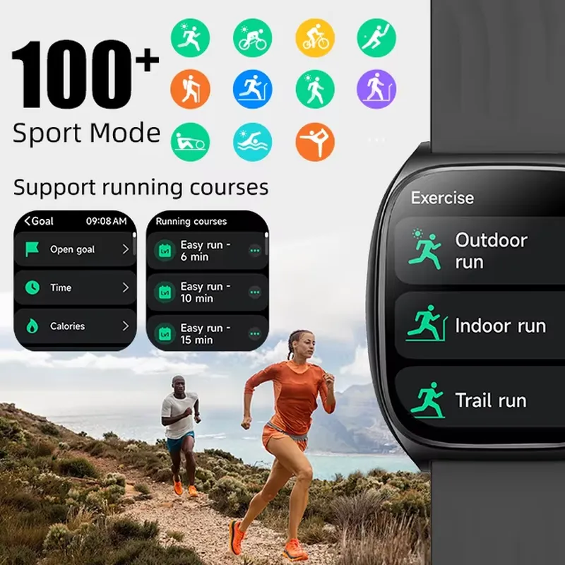 ساعة ذكية رجالية أنيقة 2025 بش - مراجعة Watch Smart Smartwatch وسعره