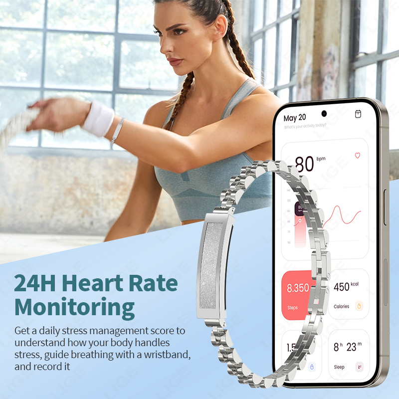 LIGE موضة جديدة ساعة ذكية النس - مراجعة Smartwatch Digital Watches For Men وسعره