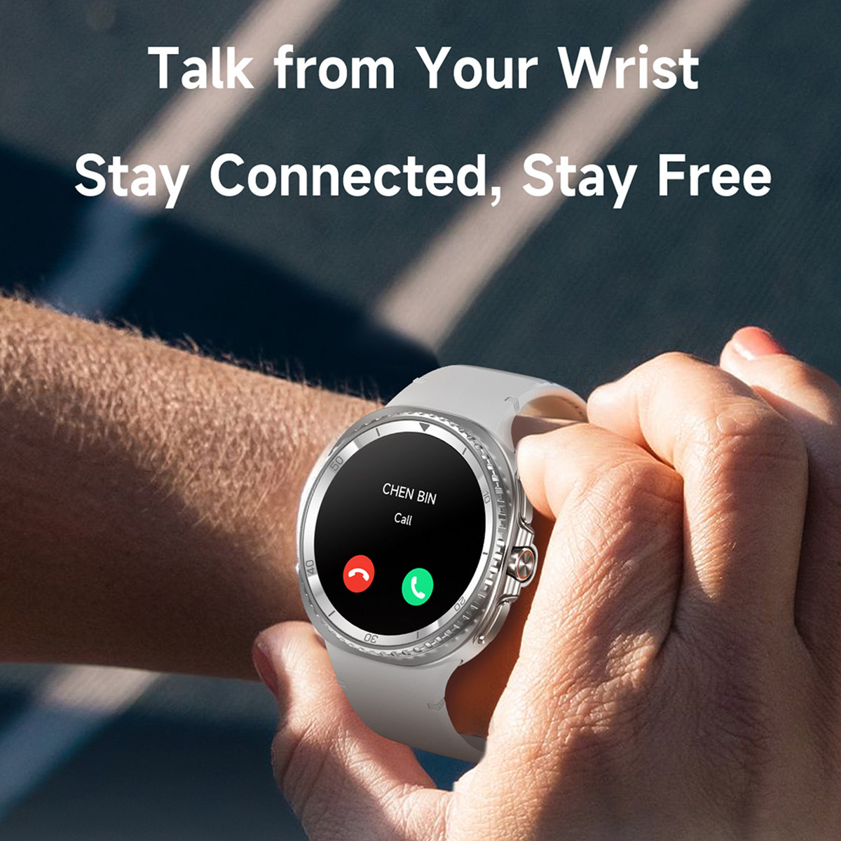 ساعة ذكية رجل مع إطار دوار AI  - مراجعة Smartwatch Digital Watches For Men وسعره