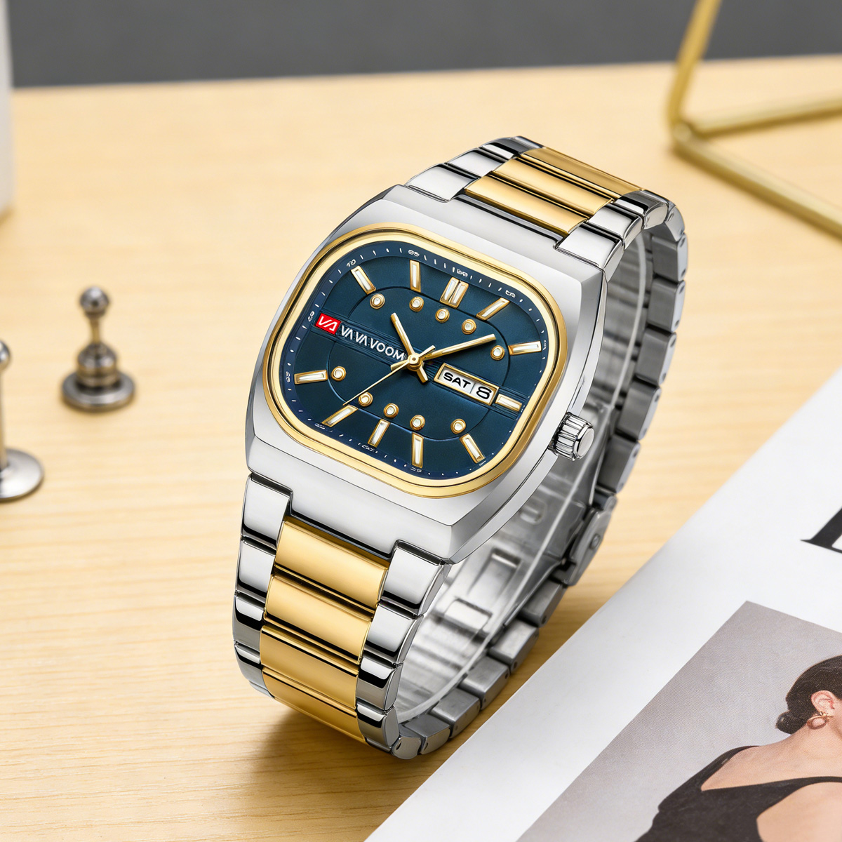 ساعة يد رجالية جديدة بتصميم مر - مراجعة Anti-Magnetic Watch وسعره
