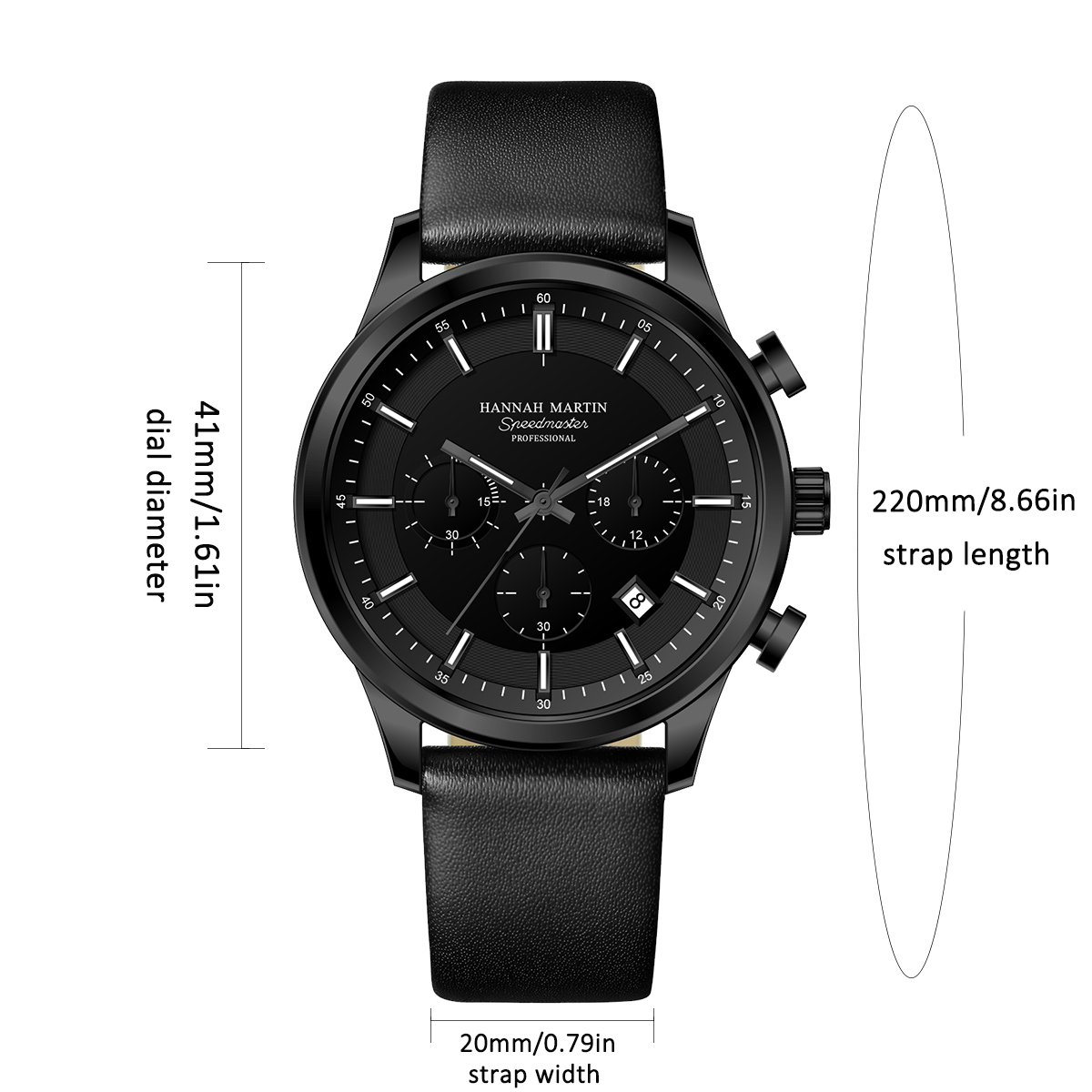 ساعة هانا مارتن للرجال صندوق ه - مراجعة Anti-Magnetic Watch وسعره
