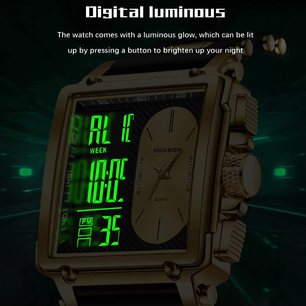 ساعة رقمية مربعة أصلية من LIGE - مراجعة Smartwatch Digital Watches For Men وسعره