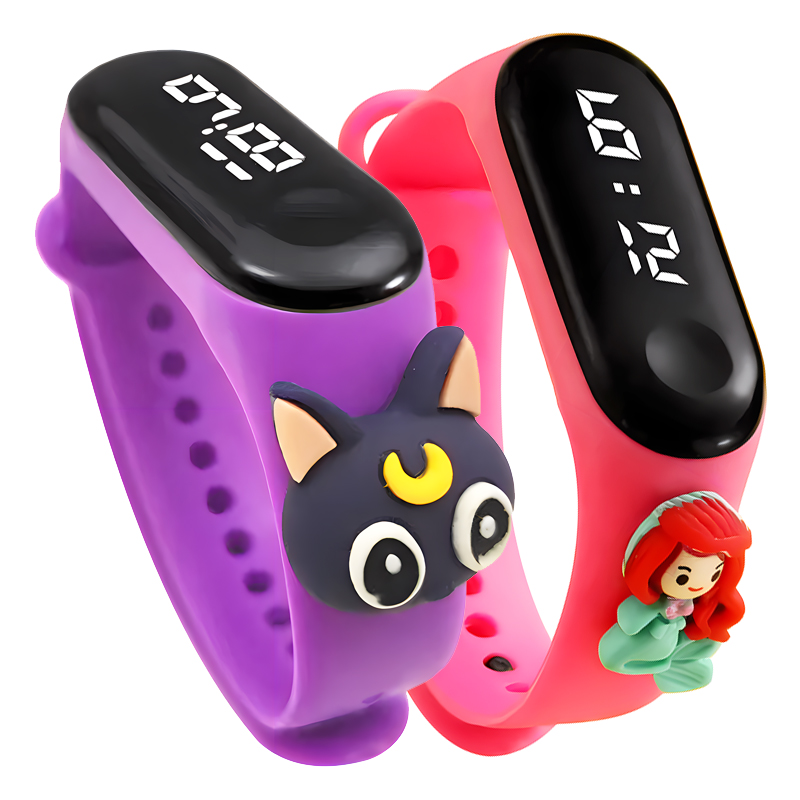ساعة ذكية متعددة الألوان للأطف - مراجعة Smartwatch Watches For Kid Boy Waterproof وسعره