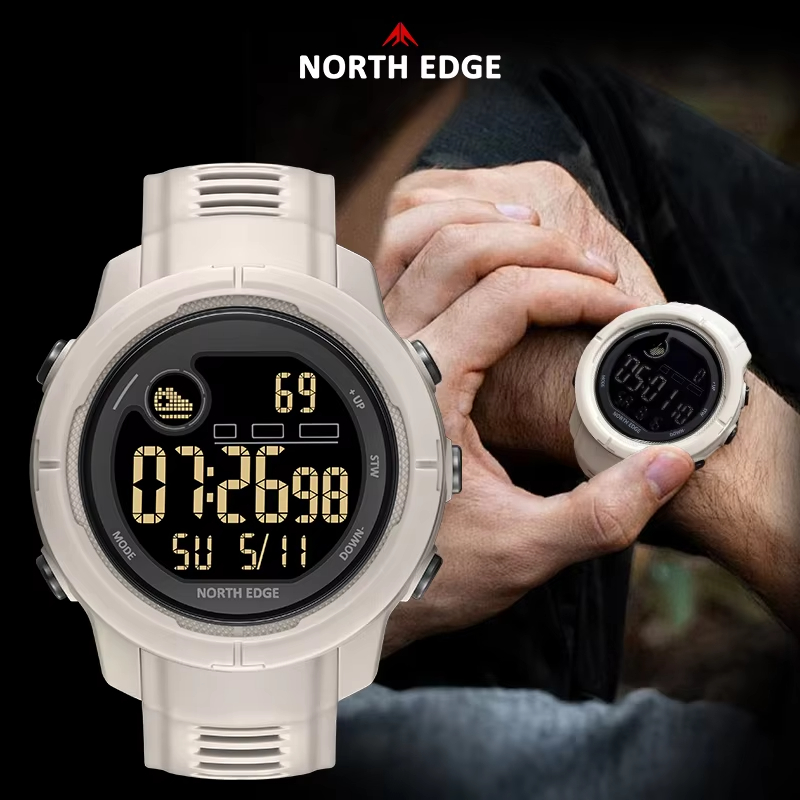 NORTH EDGE NEW MARS 5 ساعة رقم - مراجعة Smartwatch Digital Watches For Men وسعره