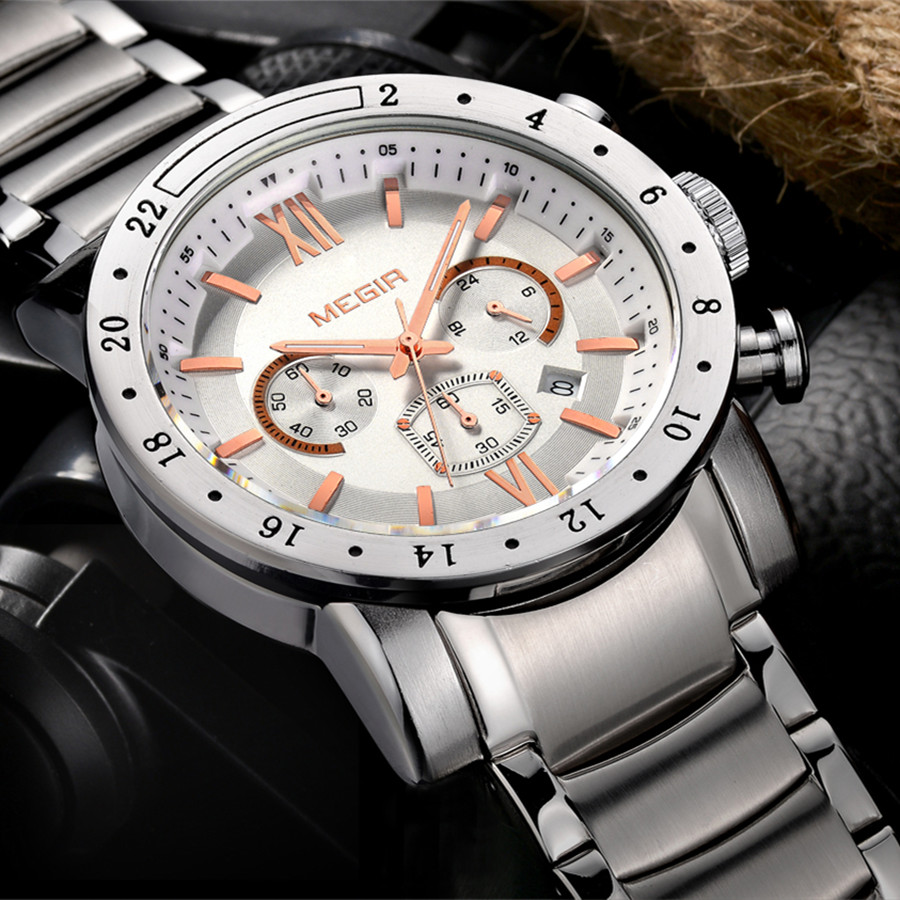 ساعات كاجوال من الفولاذ المقاو - مراجعة Smartwatch Digital Watches For Men وسعره