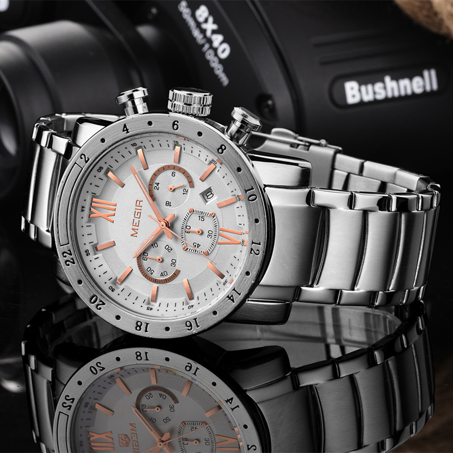 ساعات كاجوال من الفولاذ المقاو - مراجعة Smartwatch Digital Watches For Men وسعره
