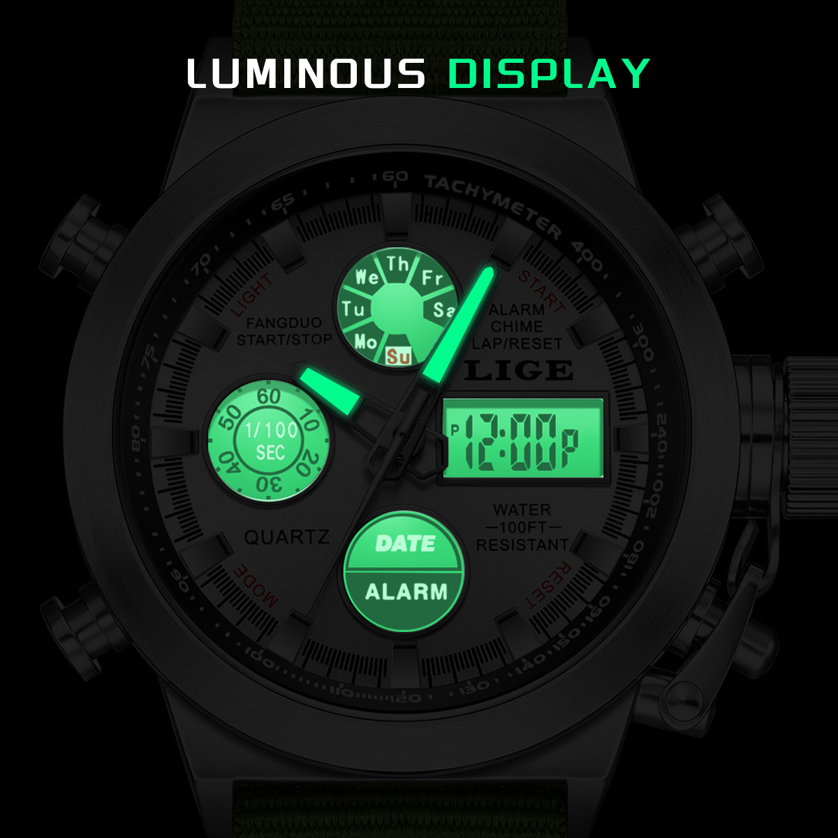 ساعة LIGE للرجال من ماركة كبير - مراجعة Smartwatch Branded Watches For Men وسعره