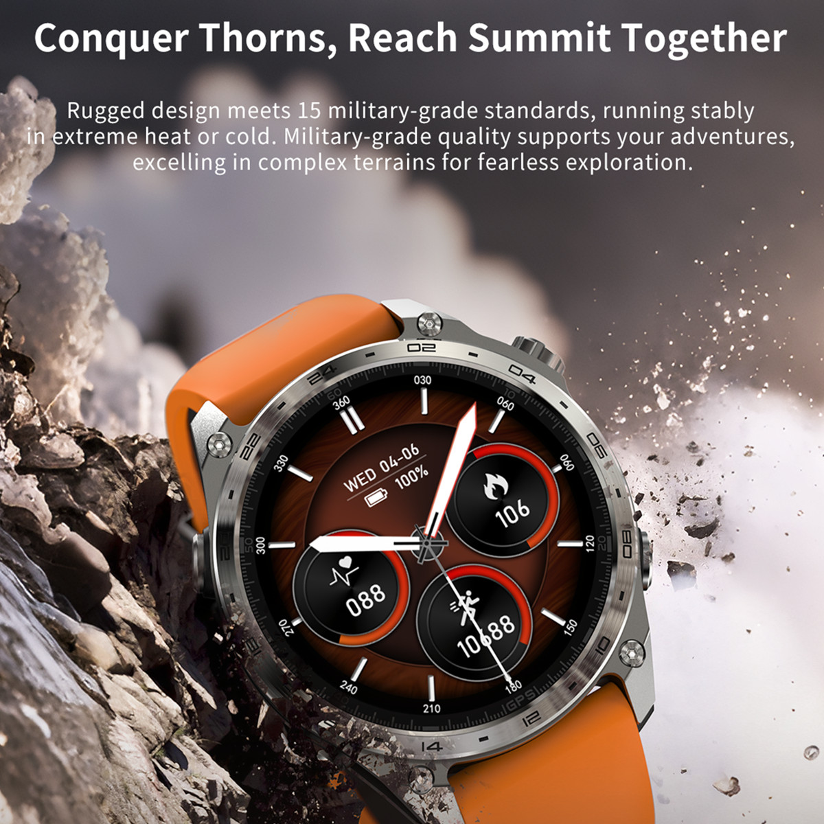 3ATM مقاوم للماء الرياضة Smart - مراجعة Smartwatch Watch Whatsapp وسعره