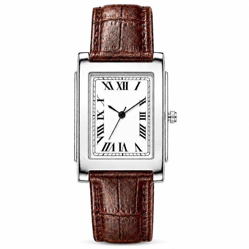 ساعة رجالية كلاسيكية للأعمال ب - مراجعة Smartwatch Square Watches For Men وسعره