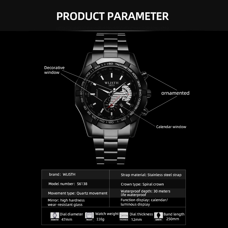 ساعة يد رجالية فاخرة مقاومة لل - مراجعة Smartwatch Branded Watches For Men وسعره