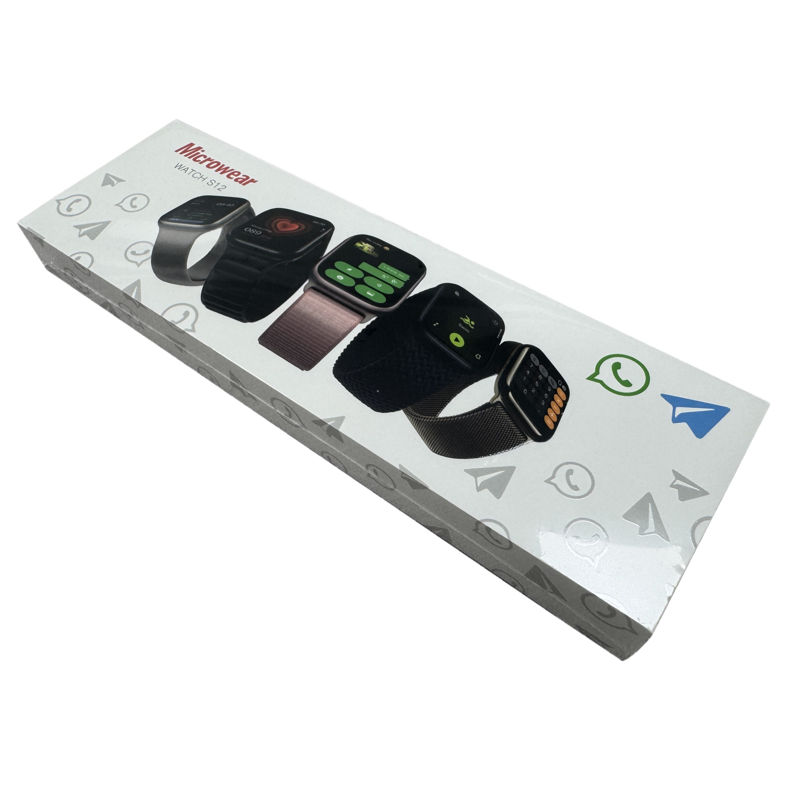 ساعة ذكية من سلسلة Microwear 1 - مراجعة Smartwatch Watch Whatsapp وسعره