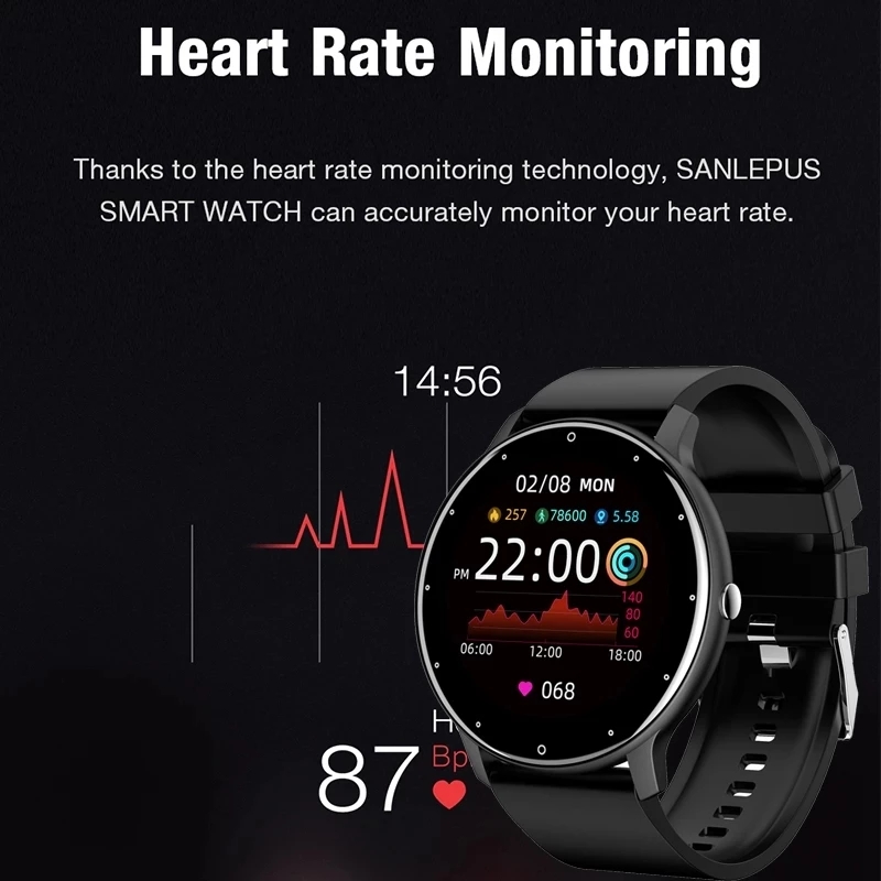 ساعة ذكية جديدة LIGE 2026 للرج - مراجعة Smartwatch Digital Watches For Men وسعره