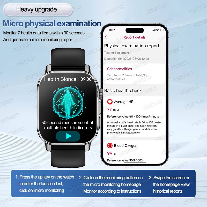 ساعة ذكية جديدة للتمريض للرجال - مراجعة Smartwatch Professional Watches For Men وسعره