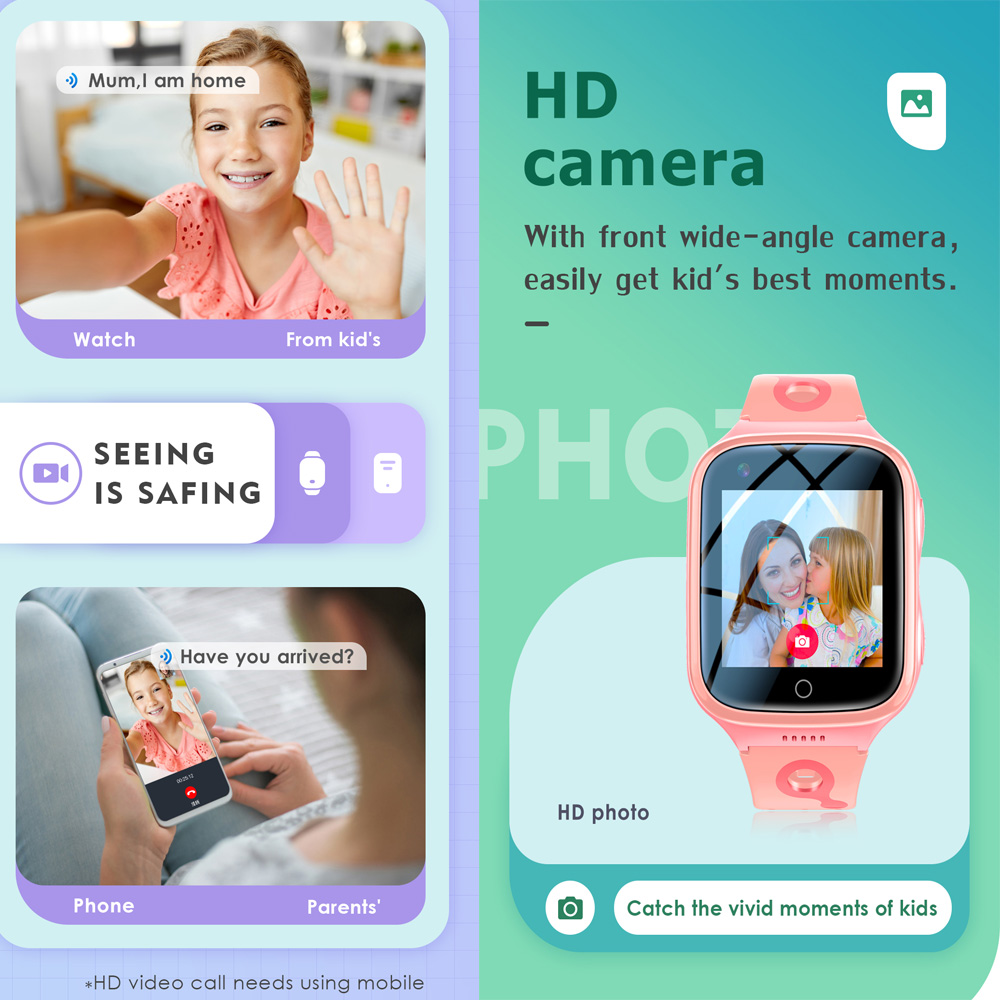 ساعة ذكية للأطفال بتقنية 4G مع - مراجعة Smartwatch Watches For Kid Boy Waterproof وسعره