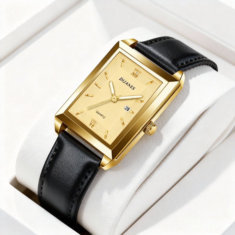 ساعات رجالية أنيقة مع طقم قلاد - مراجعة Smartwatch Branded Watches For Men وسعره