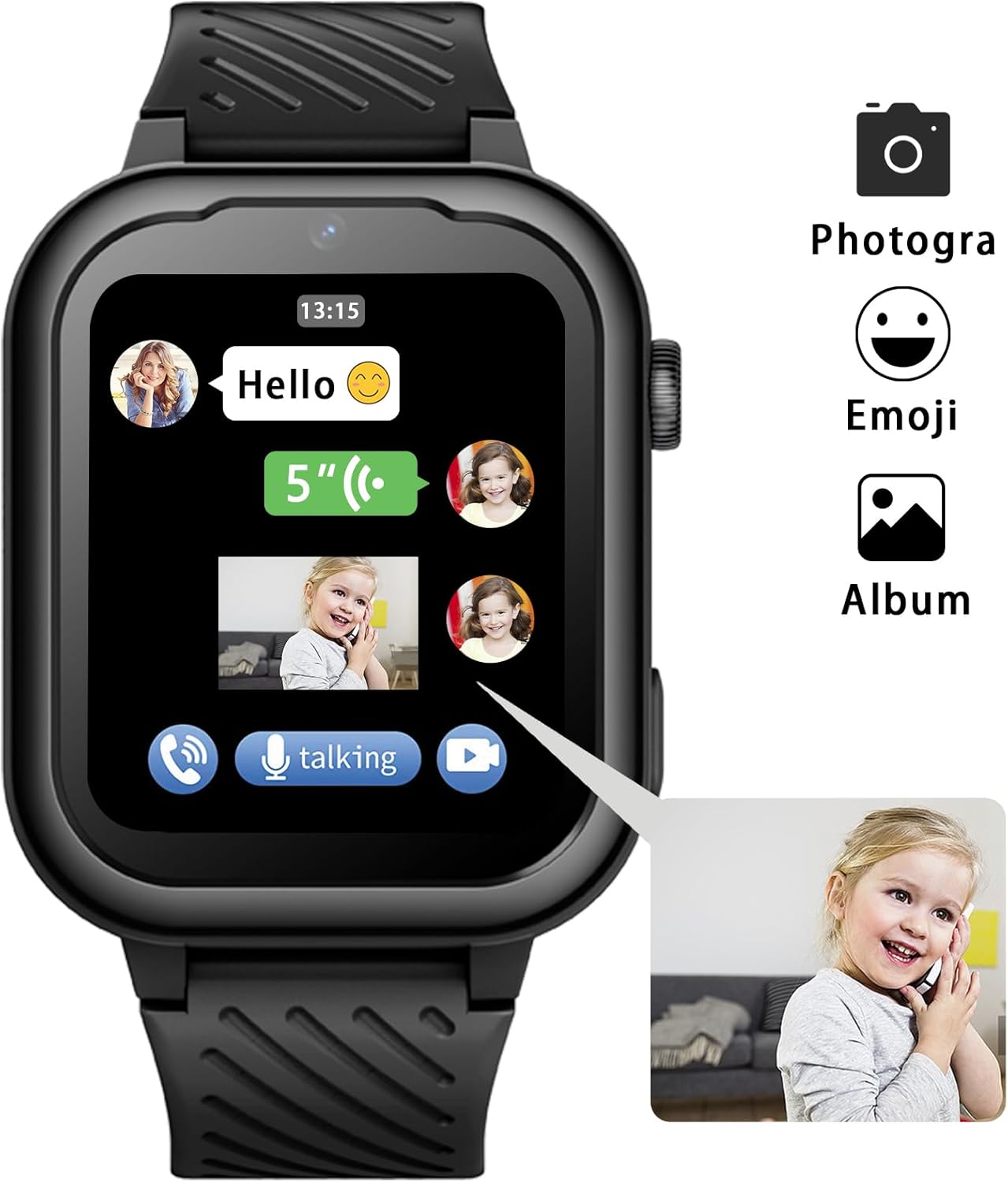 ساعة ونليكس KT15Pro الذكية للأ - مراجعة Smartwatch Watch Whatsapp وسعره