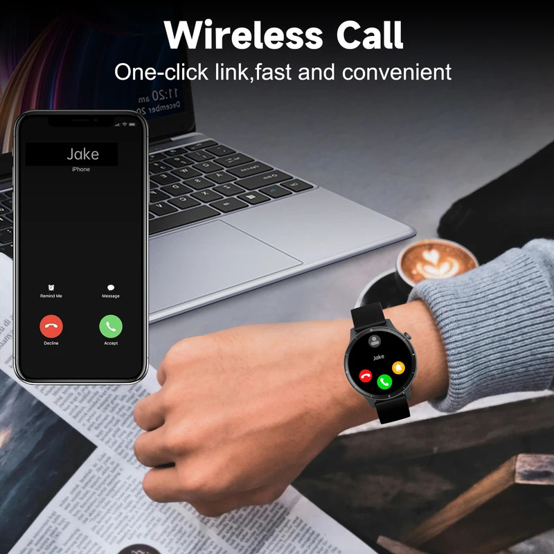 زوجين الساعات الذكية مكالمة صو - مراجعة Couple Watches Smartwatch وسعره