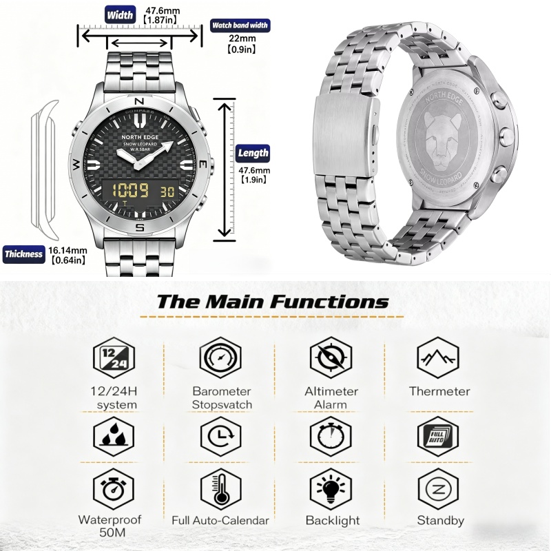 ساعة رقمية خارجية للرجال من نو - مراجعة Smartwatch Digital Watches For Men وسعره