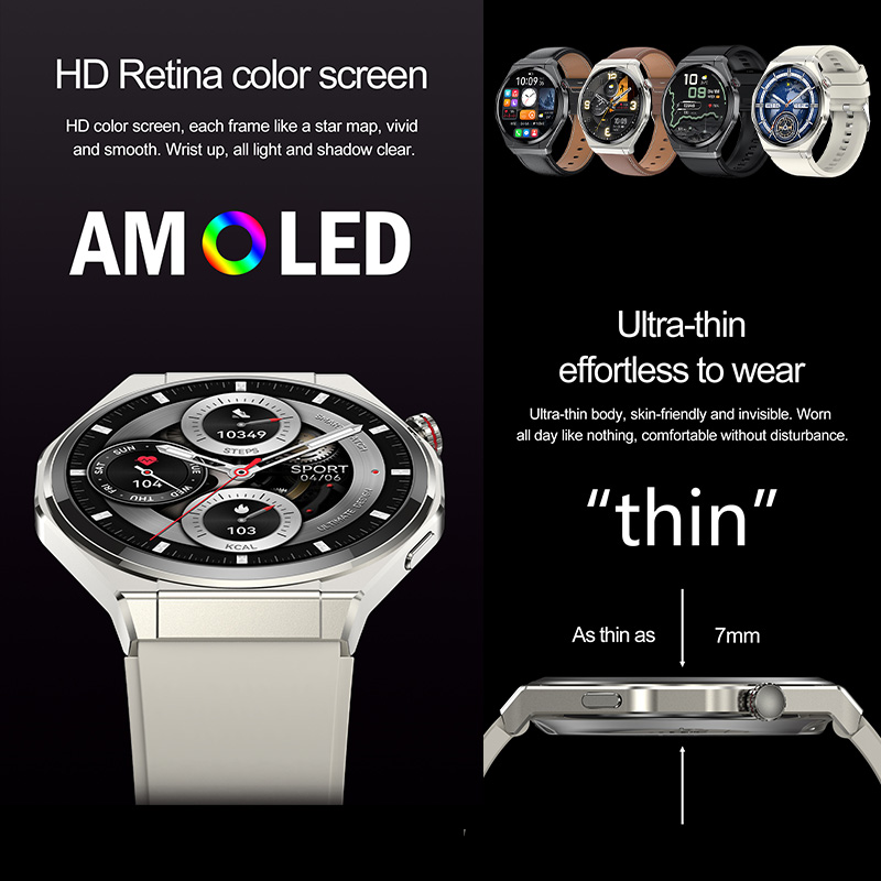 ساعة ذكية جديدة فائقة النحافة  - مراجعة Smartwatch Professional Watches For Men وسعره
