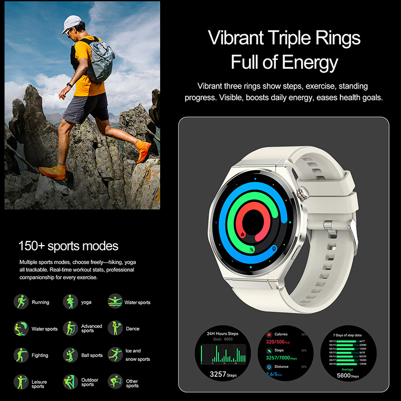 ساعة ذكية جديدة فائقة النحافة  - مراجعة Smartwatch Professional Watches For Men وسعره