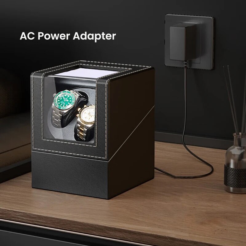 لفاف أوتوماتيكي مزدوج للساعة ب - مراجعة Watch Winder Single وسعره