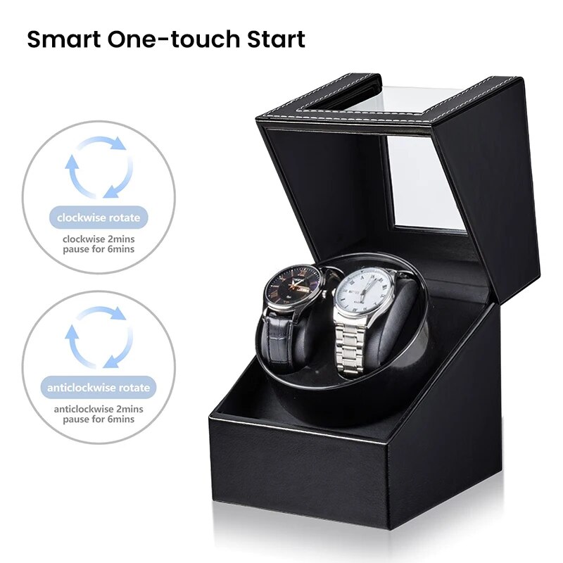 لفاف أوتوماتيكي مزدوج للساعة ب - مراجعة Watch Winder Single وسعره