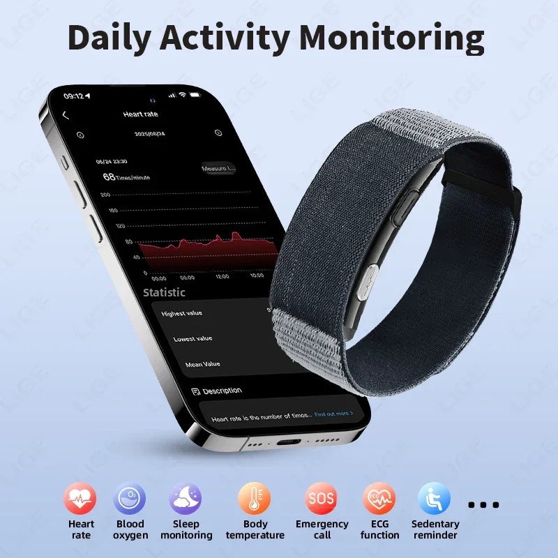 الصحة زوجين سوار ذكي درجة حرار - مراجعة Couple Watches Smartwatch وسعره