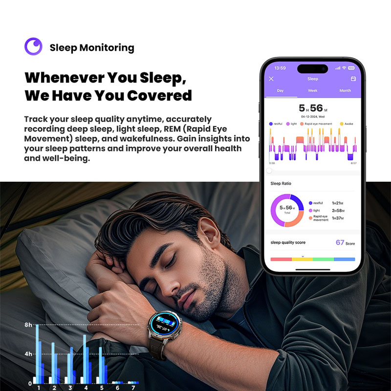 ساعة ذكية عسكرية جديدة طراز TA - مراجعة Smartwatch Professional Watches For Men وسعره