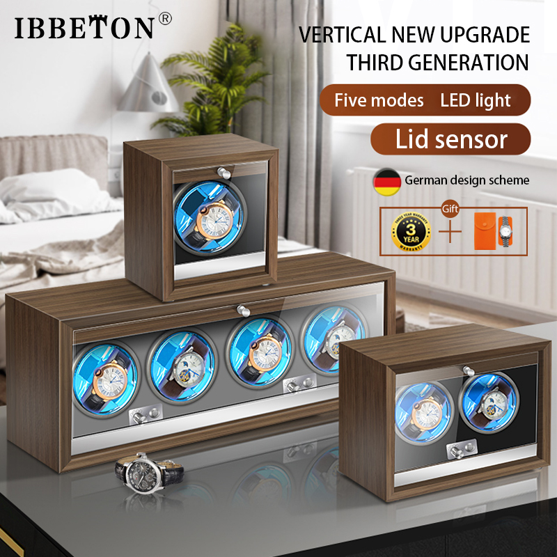 صندوق تخزين ساعات فاخر من IBBE - مراجعة Watch Winder Single وسعره