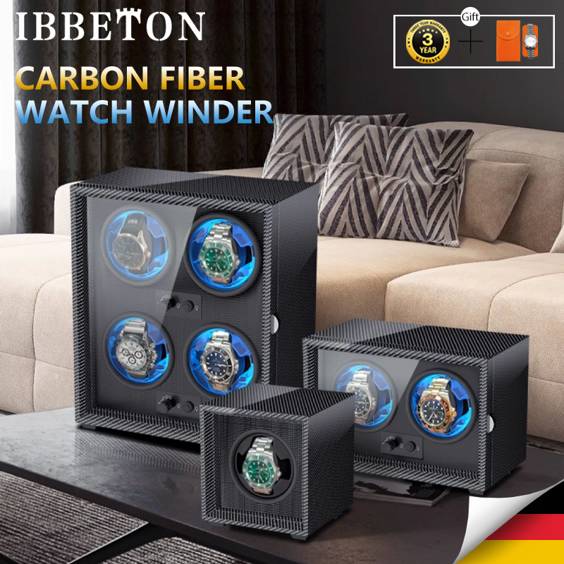 صندوق تخزين ساعات فاخر من IBBE - مراجعة Watch Winder Single وسعره