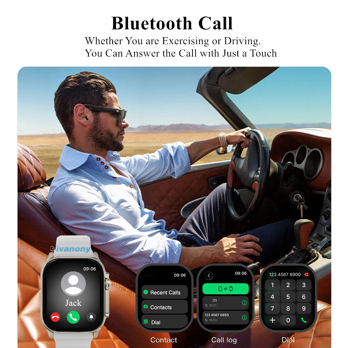 ساعة Amoled الذكية الأصلية H26 - مراجعة Smartwatch Watch Whatsapp وسعره