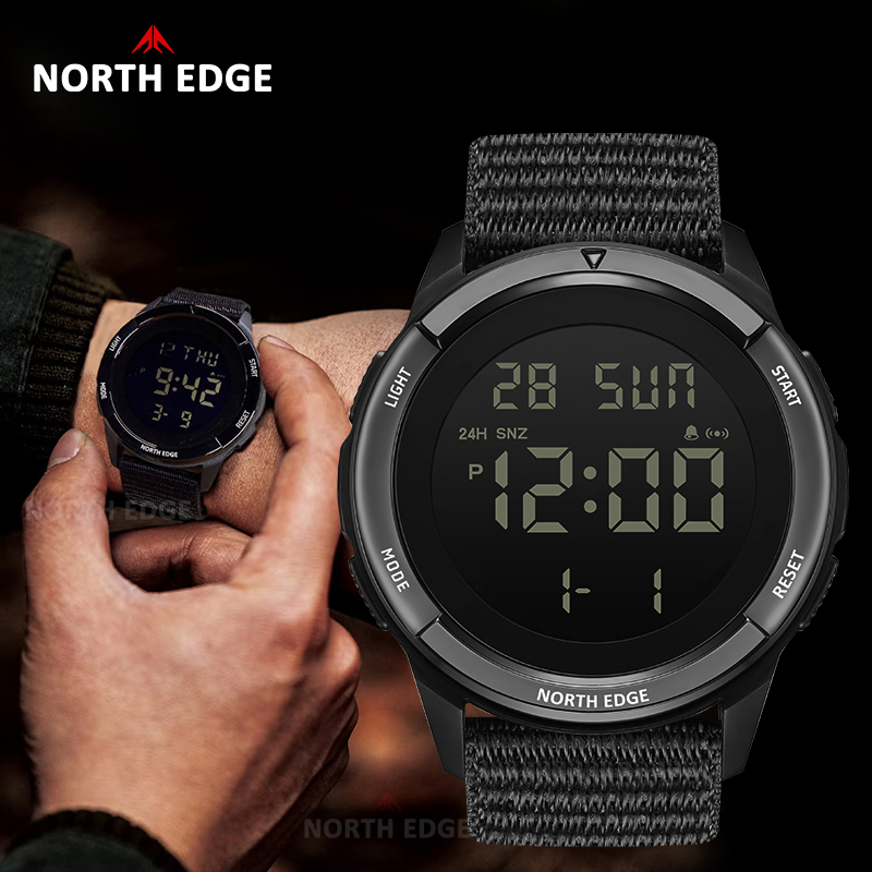 NORTH EDGE 2025 TERRAX ساعة رق - مراجعة Smartwatch Digital Watches For Men وسعره