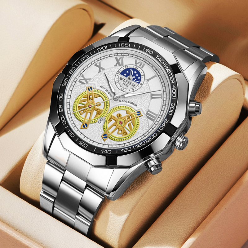 ساعات كوارتز رجالية ذات علامة  - مراجعة Smartwatch Branded Watches For Men وسعره